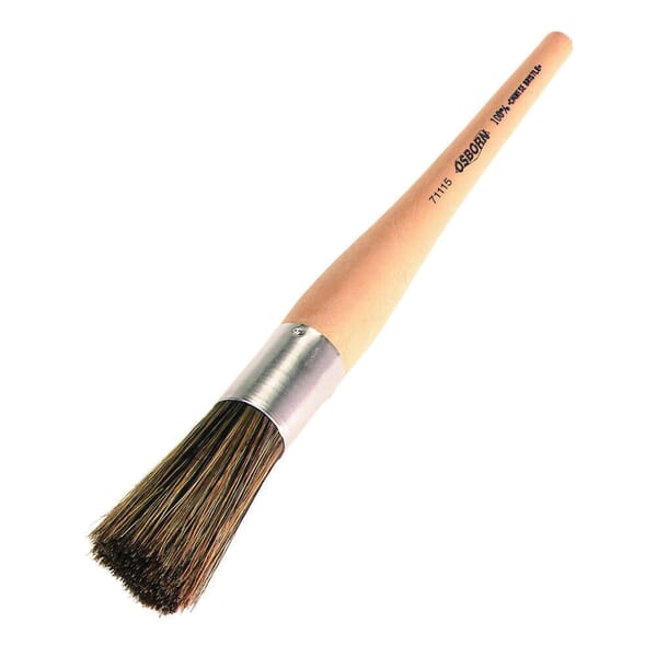 Osborn 0007111300 Sash Brush, #6 China Bristle Brush, Plastic Handle, Latex, Oil Based, Polyurethanes, Synthetic Coatings, Varnishes
