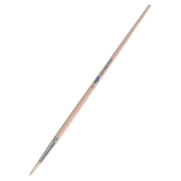 Osborn 0007403500 Professional Marking Brush, 11-7/8 to 12-1/2 in OAL, #6 Bristle Brush, Wood Handle, Latex, Oil/Water Based
