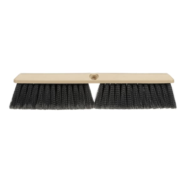 Osborn 0008126500 Fine Sweeping Floor Broom, 3 in L Trim, Silver Flagged Polypropylene Bristle