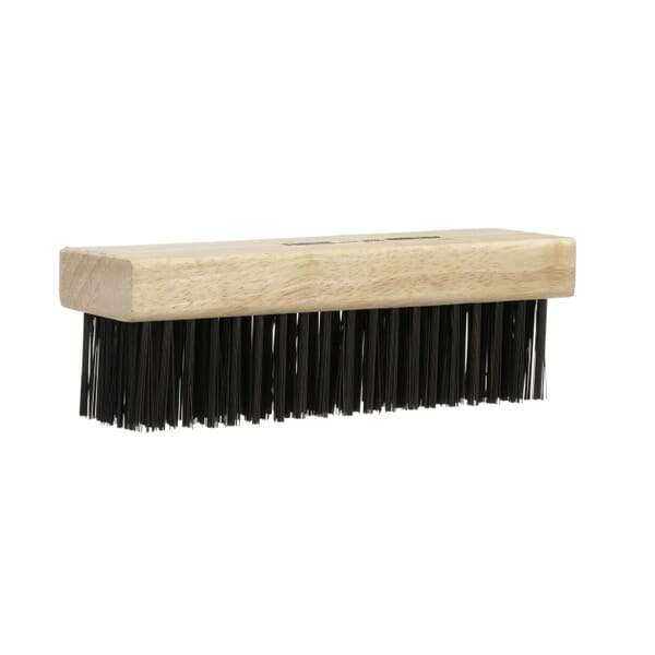 Osborn 0005402800 Straight Back Scratch Brush, 7-1/4 in L x 2-1/4 in W Brush, 1-11/16 in L Steel Trim