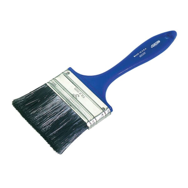 Osborn 0008602600 Economy Grade Paint Brush, 3 in Polyester Brush, Plastic Handle, Oil Based Paints