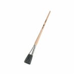Osborn 0007010500 Chiseled Edge Artist Brush, 1-1/2 in Bristle Brush, Lacquered Walnut Wood Handle, Oil, Water Based