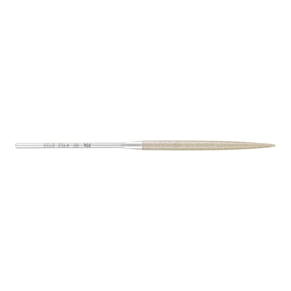 PFERD 15106062 Half Round Needle File, 5-1/2 in L, Diamond Grit Cut