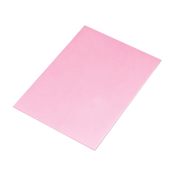 PIP CleanTeam 100-95-501P Cleanroom Paper, 11 in L x 8-1/2 in W x 22 ga THK, Synthetic, Pink