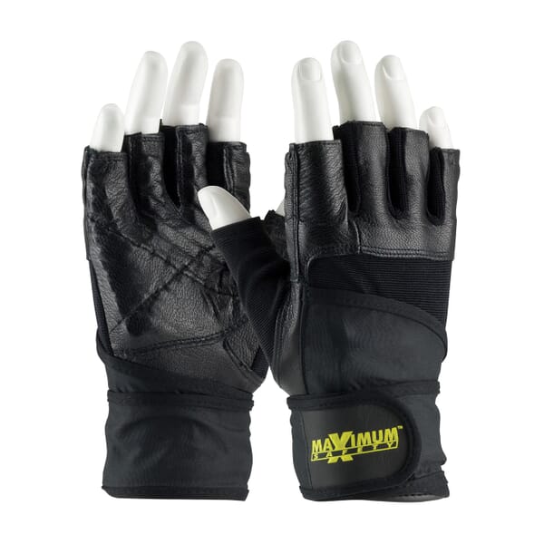 PIP Maximum Safety Ergonomic Anti-Vibration Gloves, Cotton/Elastane/PVC/Terrycloth