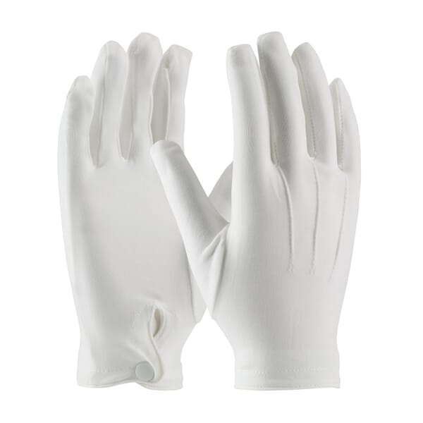 PIP Cabaret 130-650WL Cabaret Womens Dress Gloves With Raised Stitching on Back, Nylon, White, Unlined Lining, Resists: Abrasion and Cut