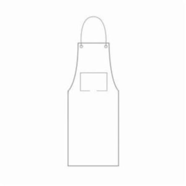PIP 200-011 Bib Apron, Cotton Denim, 38 in L x 28 in W, Tie Closure