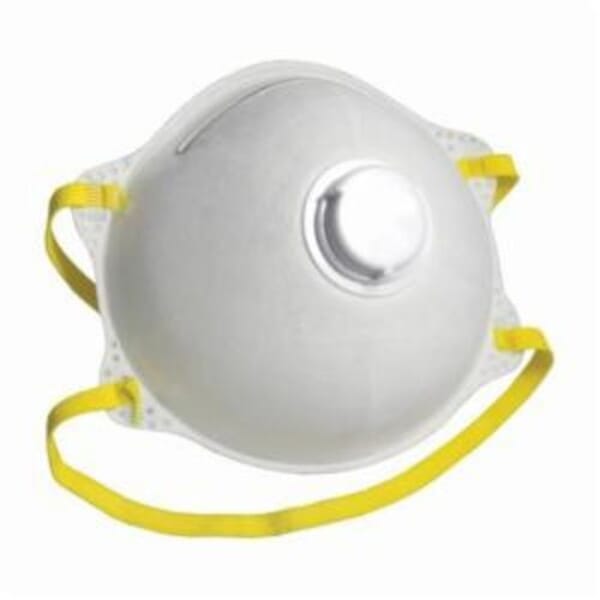 PIP 270-2050 Cone Disposable Latex Free Particulate Respirator With Exhalation Valve, Universal, Resists: Airborne Particles