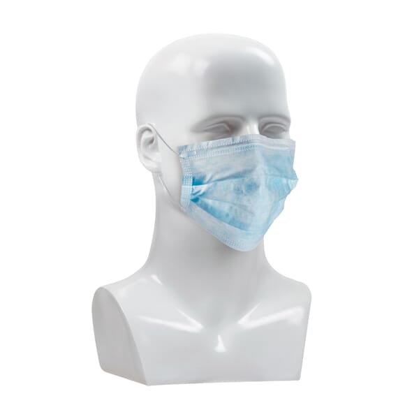 PIP 270-4000 Disposable Latex Free Face Mask, Universal, Resists: Airborne Particles