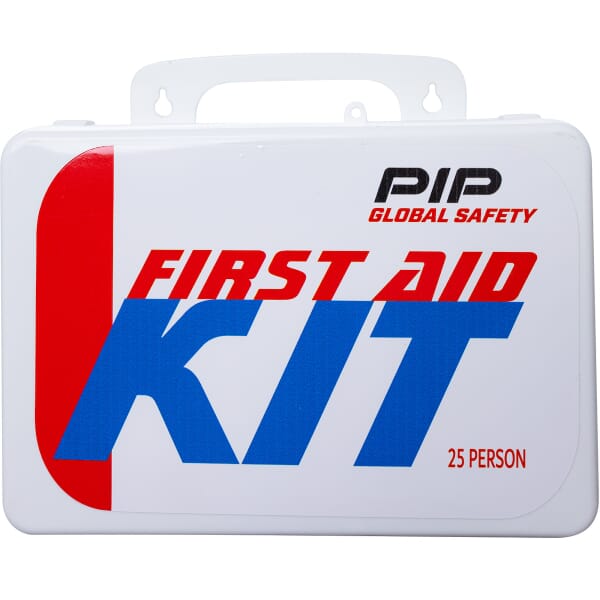 PIP 299-13225 Personal First Aid Kit, Wall Mount, 112 Components, Plastic Case