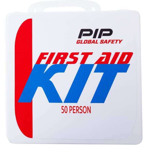 PIP 299-13255 Personal First Aid Kit, Wall Mount, 194 Components, Plastic Case