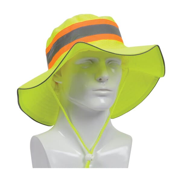 PIP 350-RANGER 2-Tone Hi-Viz Ranger Hat, Universal, Hi-Viz Lime Yellow, Polyester