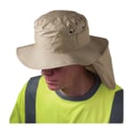 PIP EZ-Cool 396-425-KHK/M Medium Cooling Ranger Hat, Evaporation Cooling, Hook and Loop Attachment