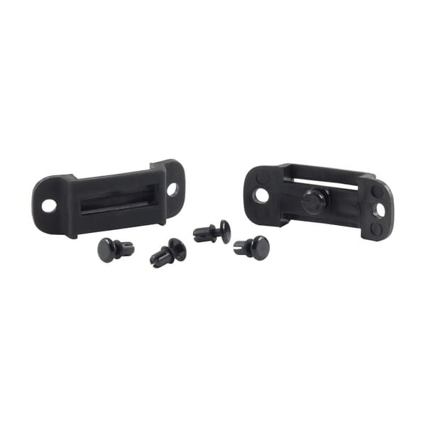 PIP 924-B2066102 Ear Muff Mounting Clip Set, For Use With Pacific Helmet, Universal, (4) Mounting Points, Polycarbonate, Black