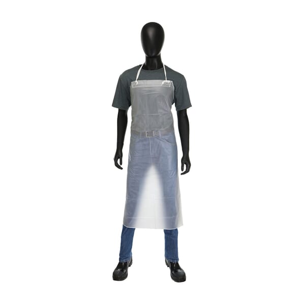 PIP UC-12-45 UC12 Bib Apron, Clear, Vinyl, 45 in L