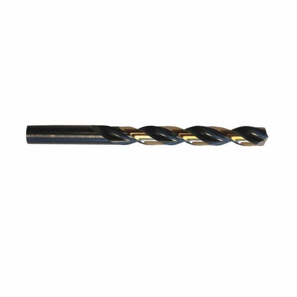 Precision Twist Drill WORKLIGHT 7233641 332HD Heavy Duty Jobber Length Drill Bit, 7/32 in Drill - Fraction, 0.2188 in Drill - Decimal Inch, 135 deg Point, HSS, Black Steam/Bronze Oxide