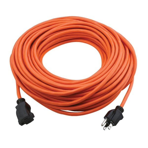 PRIME EC501635 SJTW Medium Duty Ultra Flexible Extension Cord, 125 V, 10 A, 1250 W, 100 ft L Cord, 3 Conductors