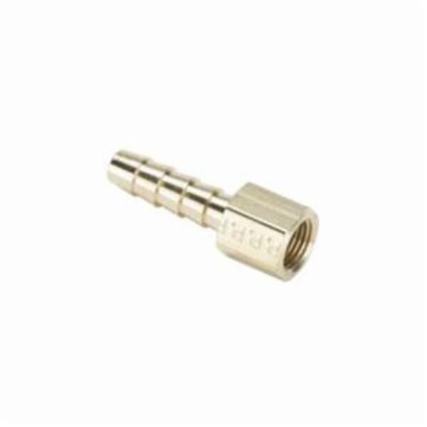 Parker 126HBL-4-4 Hose-to-Pipe Connector, 1/4 in Nominal, Barb x FPT End Style, Brass