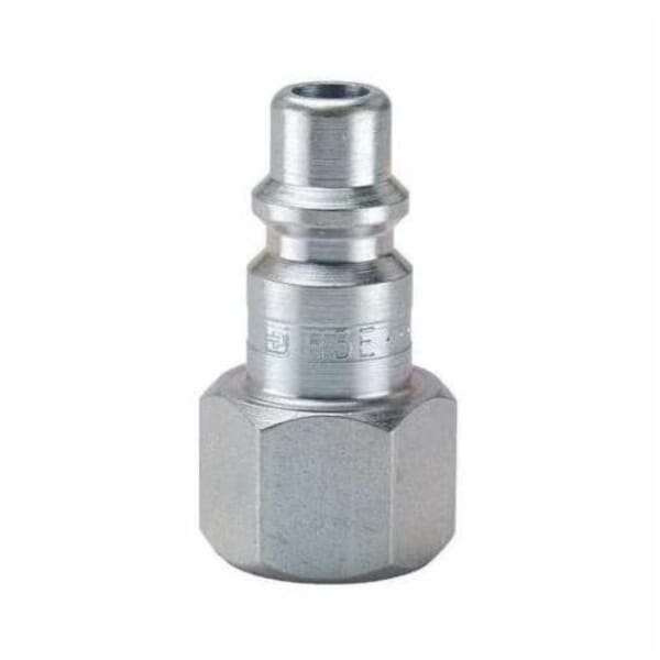 Parker H3C-E Industrial Interchange General Purpose Straight Through Quick Disconnect Nipple, 3/8-18, Quick Connect Coupler x FNPT, 300 psi, Steel, Domestic