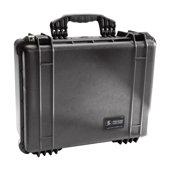Pelican PROTECTOR CASE 1550-000-110 Medium Protective Case With Foam and Lid Liner, 18.43 in L x 14 in W x 7.62 in H, 1.18 cu-ft, Polypropylene