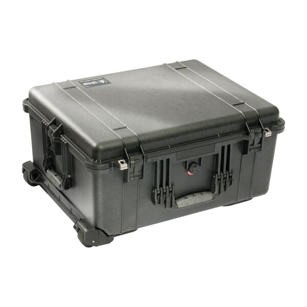 Pelican PROTECTOR CASE 1610-020-110 Large Protective Case With Lid Liner and Foam, 21.78 in L x 16.69 in W x 10.62 in H, 2.23 cu-ft, Polypropylene