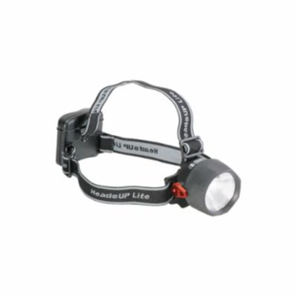 Pelican HeadsUp Lite 2640-030-110 Lightweight Head Lamp, Halogen/Incandescent/LED Bulb, ABS Housing, 29 Lumens, 3 Bulbs