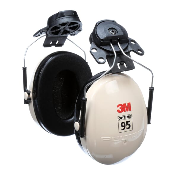 Peltor 7000052743 Optime 95 Ultralight Earmuffs, 21 dB Noise Reduction, Black/Beige, CSA Class B, OSHA 29 CFR 1910.132