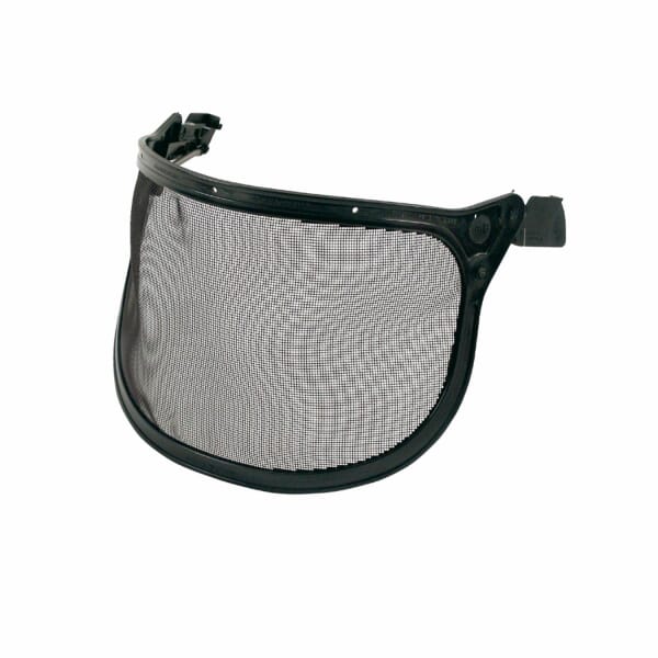 Peltor 7000103815 Faceshield, For Use With 3M Peltor Muffs, Black Visor, Steel Mesh Visor, 6.5 in H 5.5 in W, ANSI Z87.1