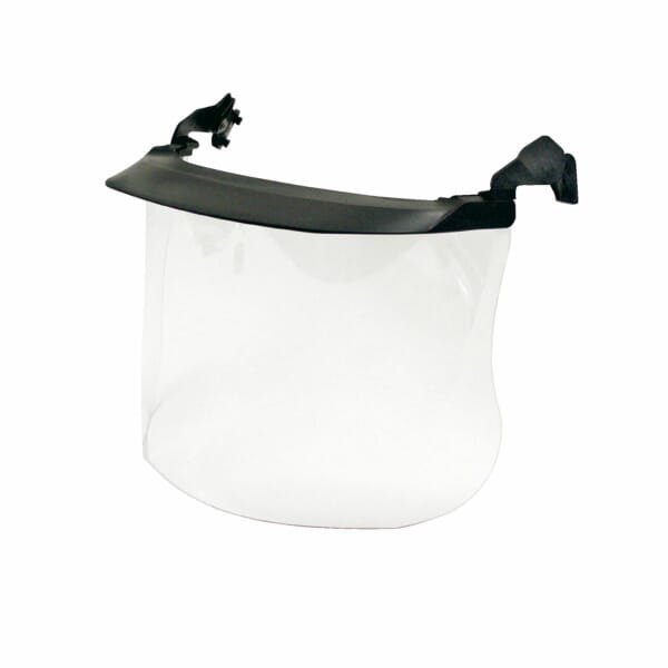 Peltor 7000103817 Faceshield, For Use With Earmuffs, Clear Visor, Polycarbonate Visor, 7 in H 7 in W, ANSI Z87.1