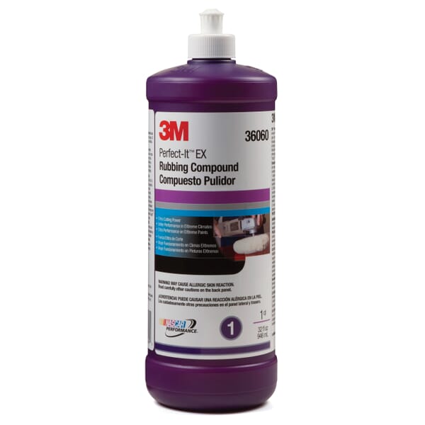 3M Perfect-it EX 36060 7100210683 Rubbing Compound, Tan, 1 qt