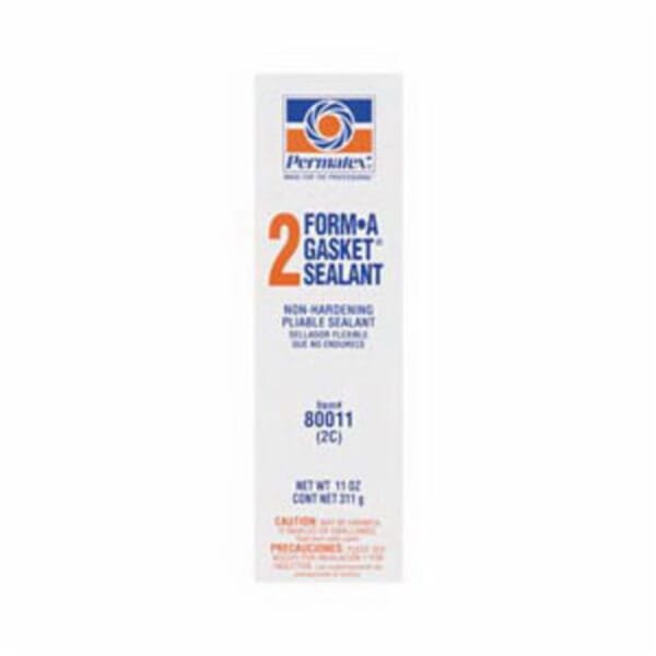 Permatex 80011 Form-A-Gasket #2 Flexible Cure Slow Dry Gasket Sealant, 11 oz Tube