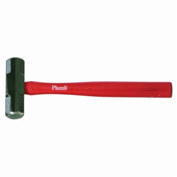 Plumb 11529NN Engineers Hammer, 15-3/4 in OAL, Double Face, 64 oz Steel Head, Hickory Wood Handle