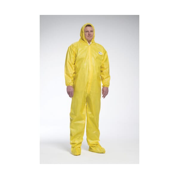 PIP 3679B UB Plus Ultimate Barrier Disposable Coverall With Elastic Ankle, Yellow