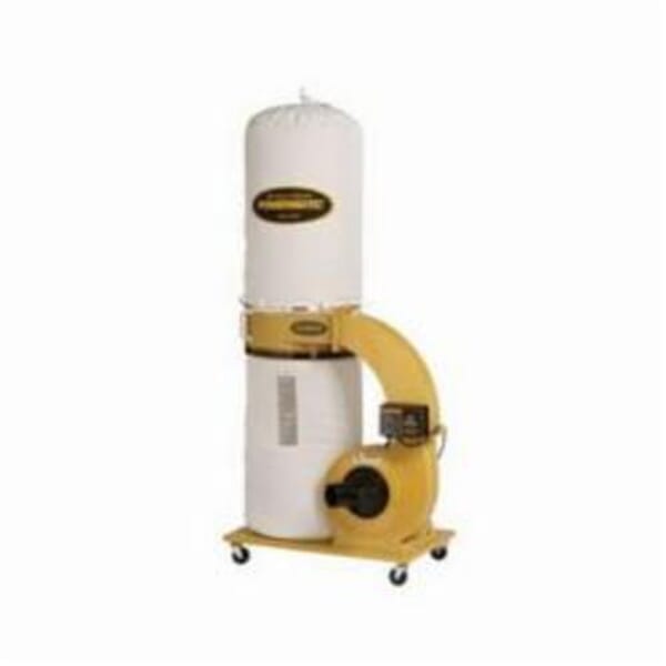 Powermatic PM9-1791078K Dust Collector, 1-3/4 hp Power Rating, 115/230 VAC, 1064 cfm Air Flow, 75 to 90 dB Sound