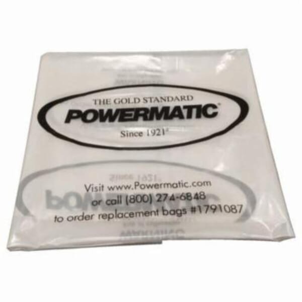 Powermatic 1791087 PMCPB-20 Collection Bag, 20 in, For Use With Dust Collectors, Plastic, Clear