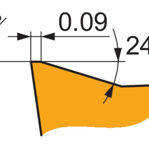 Pramet 6754535 Positive Milling Insert, ANSI Code: APKT -2PDER-M M9325, APKT Insert, 1003 Insert, Carbide, Manufacturers Grade: M9325, 85 deg Parallelogram Shape