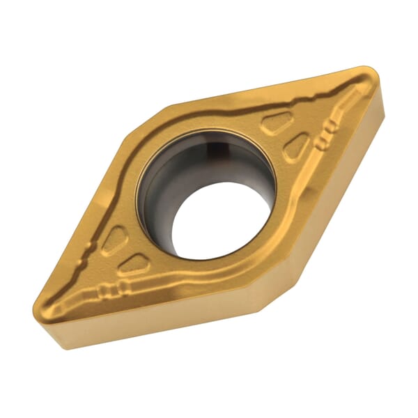 Pramet 6754238 Turning Insert Pramet, ANSI Code: DCMT 21.51-UR T8330, DCMT Insert, Material Grade: H, K, M, N, P, S, 21.51 Insert, Diamond Shape, 7 Seat, Positive Rake, Carbide, Manufacturers Grade: T8330