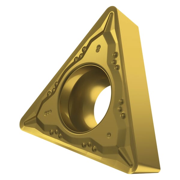 Pramet 6754297 Turning Insert, ANSI Code: TCMT 32.51-FM T8330, TCMT Insert, Material Grade: H, K, M, N, P, S, 32.51 Insert, Triangular Shape, 16 Seat, Positive Rake, Carbide, Manufacturers Grade: T8330