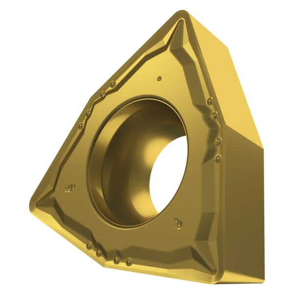 Pramet 6754305 Turning Insert, ANSI Code: WCMT 432-FM T8330, WCMT Insert, Material Grade: H, K, M, N, P, S, 432 Insert, Trigon Shape, 8 Seat, Positive Rake, For Use On Hardened Steel, Cast Iron, Stainless Steel, Aluminum, Steel and Titanium/Super Alloys
