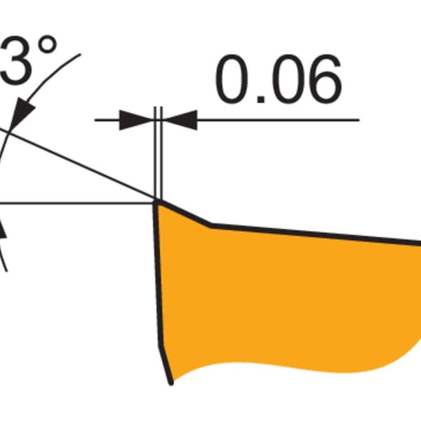 Pramet 6753383 Positive Milling Insert, ANSI Code: ADMX -(2.5)1SR-F 8215, ADMX Insert, 11T304 Insert, Carbide, Manufacturers Grade: 8215, 85 deg Parallelogram Shape