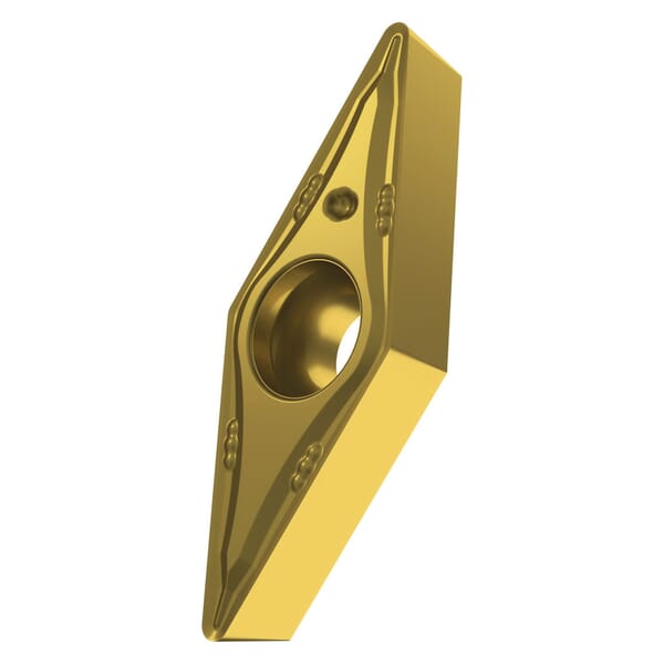 Pramet 6755664 Turning Insert Pramet, ANSI Code: VCMT 332-FM T8330, VCMT Insert, Material Grade: H, K, M, N, P, S, 332 Insert, Diamond Shape, 16 Seat, Positive Rake, Carbide, Manufacturers Grade: T8330