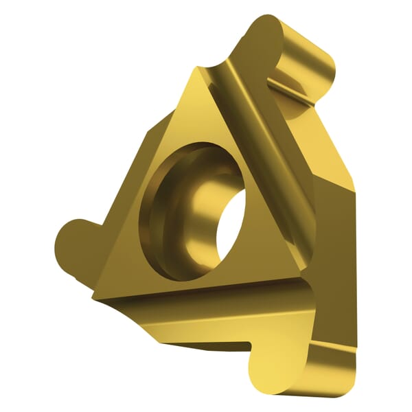 Pramet 6755994 Internal Grooving Insert, Triangular Shape, TN Insert, Left Hand Cutting, 0.118 in W Cutting, Manufacturers Grade: T8330, PVD Coated, Material Grade: H, K, M, N, P, S