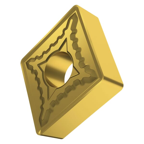 Pramet 6915803 Turning Insert, ANSI Code: CNMG 433-SM:T8330, CNMG Insert, Material Grade: H, K, M, N, P, S, 433 Insert, Diamond Shape, 12 Seat, Negative Rake, For Use On Hardened Steel, Cast Iron, Stainless Steel, Aluminum, Steel and Titanium/Super Alloys