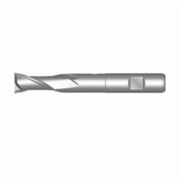 Dormer 5984587 C135 Type N Short Length Slot Drill Cutter, 10 mm Dia Cutter, 22 mm Length of Cut, 2 Flutes, 10 mm Dia Shank, 95 mm OAL, Bright