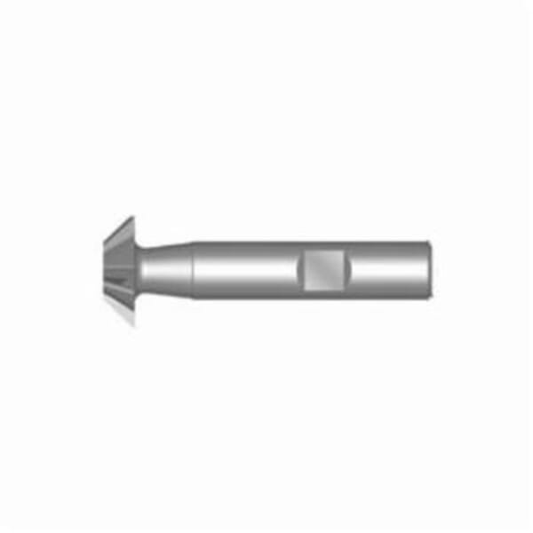 Dormer 5985843 C831 Type N Inverse Dovetail Cutter, 16 mm Dia Cutter, 6.3 mm W Cutting, 12 mm Dia Weldon Shank, 60 deg Included, 60 mm OAL
