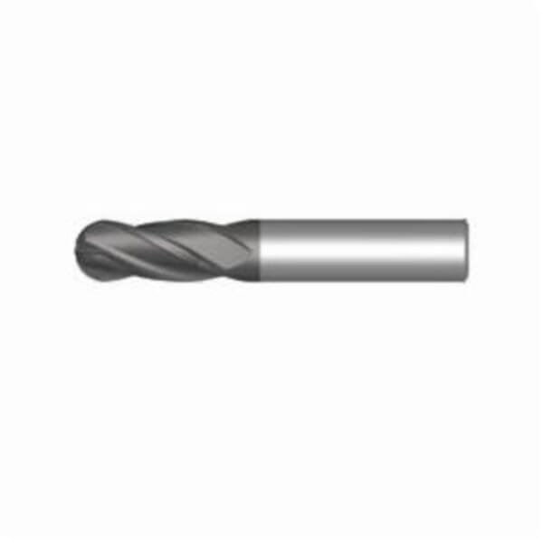 Dormer 5982882 S511 Type N Ball Nose Short Length End Mill, 8 mm Dia Cutter, 19 mm Length of Cut, 4 Flutes, 8 mm Dia Shank, 100 mm OAL, X-CEED Coated redirect to product page