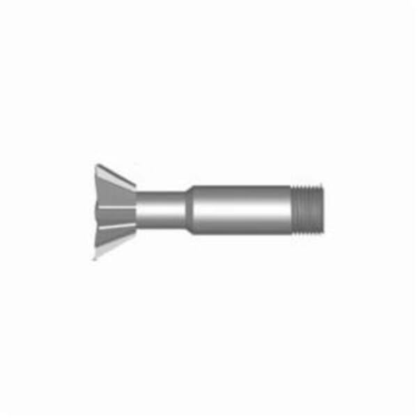 Dormer 5985875 C835 Type N Dovetail Cutter, 28 mm Dia Cutter, 12.5 mm W Cutting, 16 mm Dia Shank, 60 deg Included, 73 mm OAL