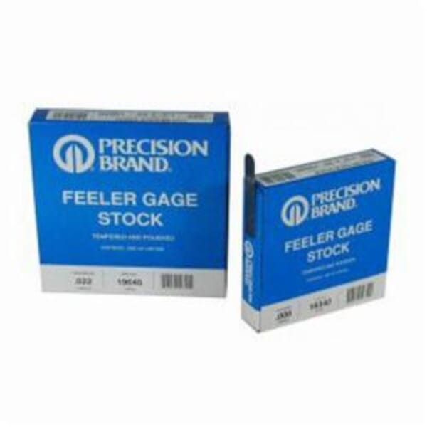 Precision Brand 19H6 Feeler Gage, 1 Blades, 25 ft Coil L x 1/2 in W x 0.006 in THK, C1095 Spring Steel
