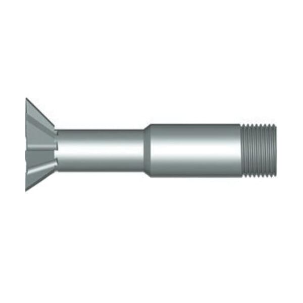Dormer 5985543 C837 Type N Dovetail Cutter, 5/8 in Dia Cutter, 4 mm W Cutting, 1/2 in Dia Shank, 45 deg Included, 66.5 mm OAL