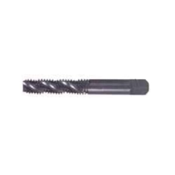 Union Butterfield 6007693 1590 Heavy Duty Spiral Flute Tap, Right Hand Cutting, #8-32 Thread, H3 Thread Limit, Plug Chamfer, Right Hand Flute Direction, 2 Flutes, Steam Oxide, HSS